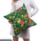 Ambesonne Christmas Fabric by The Yard, Xmas Accessories Stockings Candies Horse Teddy Bear Toys on Pine, Decorative Fabric for Upholstery and Home Accents, 2 Yards, Green Brown